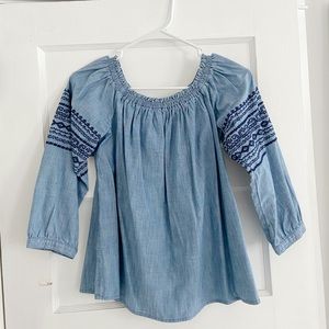 Gap Chambray Top